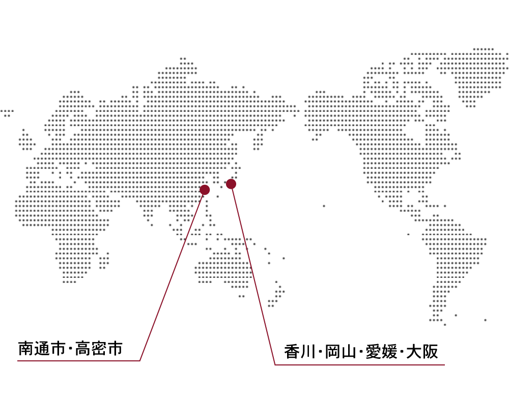 生産拠点地図