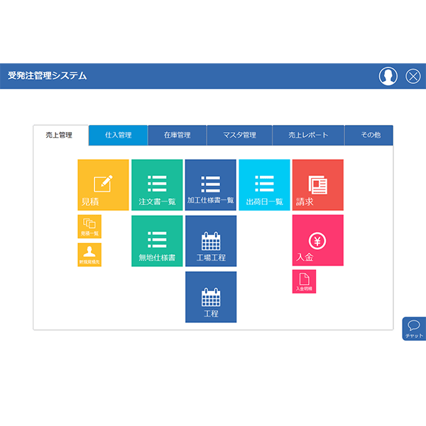 受注生産管理システム