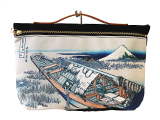 富嶽三十六景　常州牛堀 2wayクラッチバッグ