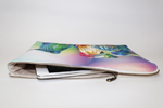 Bird Ｒainbow バード レインボー L型クラッチバッグ 岡山帆布生地vre.