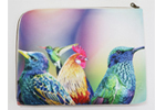 Bird Ｒainbow バード レインボー L型クラッチバッグ 岡山帆布生地vre.