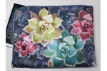Echeveria Navy Blue エケベリア ネイビーブルー L型クラッチバッグ 岡山デニム生地ver.