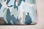 Camouflage Blue カモフラージュ ブルー L型クラッチバッグ 岡山デニム生地ver.