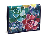 Echeveria Navy Blue エケベリア ネイビーブルー コインケース
