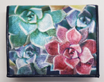 Echeveria Navy Blue エケベリア ネイビーブルー コインケース