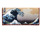 富嶽三十六景 神奈川沖浪裏 長財布