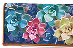 Echeveria Navy Blue エケベリア ネイビーブルー 長財布